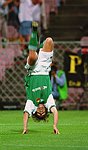 1999.07.29<br>Rapid - Valetta<br>PENKSA Marek, jubelt ber sein Tor<br>86. Min.