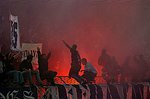 24.10.2004<br>Rapid - Austria1:1 (0:0)<br>Austriafans auf der Osttribne brennen Feuerwerkskrper ab<br><br>