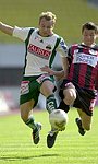 01.05.2002<br>Rapid - Admira/3:2(1:2)<br>WALLNER Roman (Rapid)<br>KATZER Markus (Admira)<br>69. Minute