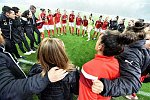 19.10.2017, Frauenfußball, Nationalteam, Testspiel, NV Arena, Niederlande, Oesterreich<br>Oesterreichs Ritual  vor Spielbeginn<br><br>Copyright / www. sportfotos. at<br>Missongasse 21<br>A - 3500 Krems<br>zierlinger@sportfotos.at<br>www.sportfotos.at<br>Kremser Bank <br>BIC SPKDAT21XXX<br>IBAN AT392022800704000918<br>