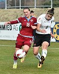 19.03.2016,  Rohrendorf, Fussball,  European Womens Under-17 Champioship 2016,  Elite Round,  sterreich,  Russland<br>GAVRILENKO Marina, KURZ Evelyn<br><br><br><br>Copyright DIENER / Zierlinger Karl<br>Marktgasse 3-7 / 4 / 5 / 21<br>A-1090 Wien<br>Telefax +43 1 955 32 35<br>Mobil +43 676 629 98 51<br>BA-CA<br>Bank Nr. 12000<br>Account Nr. 00712 223 783<br>e-mail: agentur@diener.at<br>Datenbank: www.diener.at