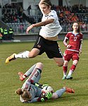 19.03.2016,  Rohrendorf, Fussball,  European Womens Under-17 Champioship 2016,  Elite Round,  sterreich,  Russland<br>DRONOVA Tatiana, KURZ Evelyn, VANKOVA Kristina<br><br><br><br>Copyright DIENER / Zierlinger Karl<br>Marktgasse 3-7 / 4 / 5 / 21<br>A-1090 Wien<br>Telefax +43 1 955 32 35<br>Mobil +43 676 629 98 51<br>BA-CA<br>Bank Nr. 12000<br>Account Nr. 00712 223 783<br>e-mail: agentur@diener.at<br>Datenbank: www.diener.at