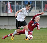 19.03.2016,  Rohrendorf, Fussball,  European Womens Under-17 Champioship 2016,  Elite Round,  sterreich,  Russland<br>KURZ Evelyn, KUROPATKINA Veronika<br><br><br><br>Copyright DIENER / Zierlinger Karl<br>Marktgasse 3-7 / 4 / 5 / 21<br>A-1090 Wien<br>Telefax +43 1 955 32 35<br>Mobil +43 676 629 98 51<br>BA-CA<br>Bank Nr. 12000<br>Account Nr. 00712 223 783<br>e-mail: agentur@diener.at<br>Datenbank: www.diener.at