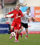 24.03.2016,  Rohrendorf, Fussball,  European Womens Under-17 Champioship 2016,  Elite Round,  sterreich,  Deutschland<br>MUELLER Marie, WIENROITHER Laura<br><br><br><br>Copyright DIENER / Zierlinger Karl<br>Marktgasse 3-7 / 4 / 5 / 21<br>A-1090 Wien<br>Telefax +43 1 955 32 35<br>Mobil +43 676 629 98 51<br>BA-CA<br>Bank Nr. 12000<br>Account Nr. 00712 223 783<br>e-mail: agentur@diener.at<br>Datenbank: www.diener.at