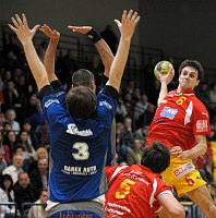 21.02.2009<br>UHK Krems - CSU Suceava/26:29 (15:14)<br>TCACIUC Ioan, SCHOPF Tobias, BELAS Ivica