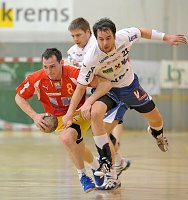 04.03.2009<br>UHK Krems - HC Hard/27:27 (13:10)<br>HRACHOVEC Pavel,  KLEMENT Stefan, KNAUTH Michael