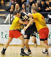 05.12.2009<br>UHK Krems - ULZ Schwaz/34:25 (17:12)<br>BOZSO Andras, SCHWARZMANN Stefan, VISY Norbert