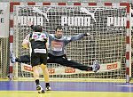 08.04.2011<br>Aon Fivers - ULZ Schwaz/31:32 (12:17)<br>gehaltener Siebenmeter (auch wenn sich auf der Aufnahme der Ball HINTER rechten Fu� des Tormanns befindet)  in der letzte Spielsekunde sichert den Sieg fuer Schwaz, THAQI Ibish, AIGNER Christian