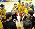 19.02.2011 Krems, <br>UHK Krems - HK Drott Halmstad/31:29 (14:14)<br>Timeout Krems