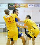 23.10.2010<br>UHK Krems - HC Linz/33:31 (19:20)<br>SCHMOELZ Johann, LEHNER Stefan, BELAS Ivica<br>