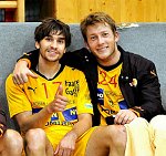 04.09.2010<br>UHK Krems - Union Leoben/33:19 (13:10)<br>SCHOPF Tobias, VISY Norbert