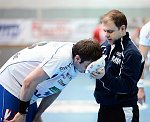 23.03.2013, Krems, Handball, Handball Liga Austria, HLA, MPO, UHK Krems - HC Hard,<br>TANASKOVIC Marko, Masseur<br><br>Copyright DIENER / Zierlinger Karl<br>Marktgasse 3-7 / 4 / 5 / 21<br>A-1090 Wien<br>Telefax +43 1 955 32 35<br>Mobil +43 676 629 98 51<br>BA-CA<br>Bank Nr. 12000<br>Account Nr. 00712 223 783<br>e-mail: agentur@diener.at<br>Datenbank: www.diener.at