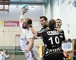 13.04.2013, Krems, Handball, OEHB Cup, Final Four der Herren, Halbfinale, Fivers WAT Margareten - ULZ Schwaz,<br>EDELMUELLER Christoph, MARAKOVIC Kresimir, RACKAUSKAS Andrius, ANDRIUSKA Mindaugas<br><br>Copyright DIENER / Zierlinger Karl<br>Marktgasse 3-7 / 4 / 5 / 21<br>A-1090 Wien<br>Telefax +43 1 955 32 35<br>Mobil +43 676 629 98 51<br>BA-CA<br>Bank Nr. 12000<br>Account Nr. 00712 223 783<br>e-mail: agentur@diener.at<br>Datenbank: www.diener.at
