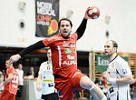 13.04.2013, Krems, Handball, OEHB Cup, Final Four der Herren, Halbfinale, UHK Krems - HC Hard,<br>KNAUTH Michael<br><br>Copyright DIENER / Zierlinger Karl<br>Marktgasse 3-7 / 4 / 5 / 21<br>A-1090 Wien<br>Telefax +43 1 955 32 35<br>Mobil +43 676 629 98 51<br>BA-CA<br>Bank Nr. 12000<br>Account Nr. 00712 223 783<br>e-mail: agentur@diener.at<br>Datenbank: www.diener.at