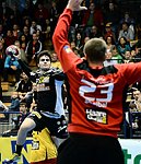 26.10.2012, Krems, Handball, Handball Liga Austria, HLA, GD, UHK Krems - Fivers WAT Margareten,<br>JONAS Herbert, SHEJBAL Mihal<br><br>Copyright DIENER / Zierlinger Karl<br>Marktgasse 3-7 / 4 / 5 / 21<br>A-1090 Wien<br>Telefax +43 1 955 32 35<br>Mobil +43 676 629 98 51<br>BA-CA<br>Bank Nr. 12000<br>Account Nr. 00712 223 783<br>e-mail: agentur@diener.at<br>Datenbank: www.diener.at