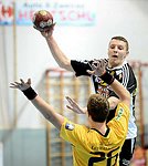 26.10.2012, Krems, Handball, Handball Liga Austria, HLA, GD, UHK Krems - Fivers WAT Margareten,<br>VIZVARY Kristof, KIRVELIAVICIUS Romas<br><br>Copyright DIENER / Zierlinger Karl<br>Marktgasse 3-7 / 4 / 5 / 21<br>A-1090 Wien<br>Telefax +43 1 955 32 35<br>Mobil +43 676 629 98 51<br>BA-CA<br>Bank Nr. 12000<br>Account Nr. 00712 223 783<br>e-mail: agentur@diener.at<br>Datenbank: www.diener.at