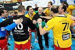 26.10.2012, Krems, Handball, Handball Liga Austria, HLA, GD, UHK Krems - Fivers WAT Margareten,<br>Jubel Krems<br><br>Copyright DIENER / Zierlinger Karl<br>Marktgasse 3-7 / 4 / 5 / 21<br>A-1090 Wien<br>Telefax +43 1 955 32 35<br>Mobil +43 676 629 98 51<br>BA-CA<br>Bank Nr. 12000<br>Account Nr. 00712 223 783<br>e-mail: agentur@diener.at<br>Datenbank: www.diener.at