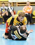 26.10.2012, Krems, Handball, Handball Liga Austria, HLA, GD, UHK Krems - Fivers WAT Margareten,<br>VISY Norbert, EDELMUELLER Christoph<br><br>Copyright DIENER / Zierlinger Karl<br>Marktgasse 3-7 / 4 / 5 / 21<br>A-1090 Wien<br>Telefax +43 1 955 32 35<br>Mobil +43 676 629 98 51<br>BA-CA<br>Bank Nr. 12000<br>Account Nr. 00712 223 783<br>e-mail: agentur@diener.at<br>Datenbank: www.diener.at