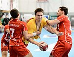 27.12.2012, Krems, Handball, Handball Liga Austria, HLA, GD, UHK Krems, HC Hard,<br>RASCHLE Luca, BELAS Ivica, KATHREIN Alex<br><br><br>Copyright DIENER / Zierlinger Karl<br>Marktgasse 3-7 / 4 / 5 / 21<br>A-1090 Wien<br>Telefax +43 1 955 32 35<br>Mobil +43 676 629 98 51<br>BA-CA<br>Bank Nr. 12000<br>Account Nr. 00712 223 783<br>e-mail: agentur@diener.at<br>Datenbank: www.diener.at