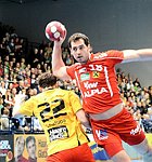 27.12.2012, Krems, Handball, Handball Liga Austria, HLA, GD, UHK Krems, HC Hard,<br>CHALUPA Georg, FRIEDE Bernd<br><br><br>Copyright DIENER / Zierlinger Karl<br>Marktgasse 3-7 / 4 / 5 / 21<br>A-1090 Wien<br>Telefax +43 1 955 32 35<br>Mobil +43 676 629 98 51<br>BA-CA<br>Bank Nr. 12000<br>Account Nr. 00712 223 783<br>e-mail: agentur@diener.at<br>Datenbank: www.diener.at