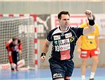 05.09.2012, Krems, Handball, Handball Liga Austria, <br>HLA, GD, UHK Krems - HIT Tirol,<br>FILZWIESER Wolfgang, KAINMUELLER Klemens<br><br><br>Copyright DIENER / Zierlinger Karl<br>Marktgasse 3-7 / 4 / 5 / 21<br>A-1090 Wien<br>Telefax +43 1 955 32 35<br>Mobil +43 676 629 98 51<br>BA-CA<br>Bank Nr. 12000<br>Account Nr. 00712 223 783<br>e-mail: agentur@diener.at<br>Datenbank: www.diener.at