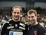 04.01.2013, Krems, Handball, Benefiz Gender-Match, Dom der Wachau, UHK Krems, Hypo NOE,<br>HOFMANN Alexander, SZLEZAK David<br><br><br>Copyright DIENER / Zierlinger Karl<br>Marktgasse 3-7 / 4 / 5 / 21<br>A-1090 Wien<br>Telefax +43 1 955 32 35<br>Mobil +43 676 629 98 51<br>BA-CA<br>Bank Nr. 12000<br>Account Nr. 00712 223 783<br>e-mail: agentur@diener.at<br>Datenbank: www.diener.at