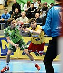 08.12.2012, Krems, Handball, Handball Liga Austria, <br>HLA, GD, UHK Krems, SG Westwien,<br>SCHUSTER Philip, SCHOPF Tobias, UVODIC Sandro<br><br><br>Copyright DIENER / Zierlinger Karl<br>Marktgasse 3-7 / 4 / 5 / 21<br>A-1090 Wien<br>Telefax +43 1 955 32 35<br>Mobil +43 676 629 98 51<br>BA-CA<br>Bank Nr. 12000<br>Account Nr. 00712 223 783<br>e-mail: agentur@diener.at<br>Datenbank: www.diener.at