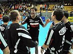 13.10.2012, Krems, Handball, Handball Liga Austria, HLA, GD, UHK Krems, ULZ Schwaz, <br>Siegesjubel Schwaz, SVOBODA Christoph<br><br><br>Copyright DIENER / Zierlinger Karl<br>Marktgasse 3-7 / 4 / 5 / 21<br>A-1090 Wien<br>Telefax +43 1 955 32 35<br>Mobil +43 676 629 98 51<br>BA-CA<br>Bank Nr. 12000<br>Account Nr. 00712 223 783<br>e-mail: agentur@diener.at<br>Datenbank: www.diener.at