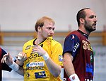 10.11.2012, Krems, Handball, Handball Liga Austria, HLA, GD, UHK Krems, Union Leoben<br>LINT Werner, SURAC Domagoj<br><br><br>Copyright DIENER / Zierlinger Karl<br>Marktgasse 3-7 / 4 / 5 / 21<br>A-1090 Wien<br>Telefax +43 1 955 32 35<br>Mobil +43 676 629 98 51<br>BA-CA<br>Bank Nr. 12000<br>Account Nr. 00712 223 783<br>e-mail: agentur@diener.at<br>Datenbank: www.diener.at