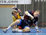 10.11.2012, Krems, Handball, Handball Liga Austria, HLA, GD, UHK Krems, Union Leoben<br>VISY Norbert, MARETIC Mario<br><br><br>Copyright DIENER / Zierlinger Karl<br>Marktgasse 3-7 / 4 / 5 / 21<br>A-1090 Wien<br>Telefax +43 1 955 32 35<br>Mobil +43 676 629 98 51<br>BA-CA<br>Bank Nr. 12000<br>Account Nr. 00712 223 783<br>e-mail: agentur@diener.at<br>Datenbank: www.diener.at