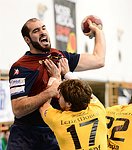 10.11.2012, Krems, Handball, Handball Liga Austria, HLA, GD, UHK Krems, Union Leoben<br>QUERIN Leonardo, SCHOPF Tobias<br><br><br>Copyright DIENER / Zierlinger Karl<br>Marktgasse 3-7 / 4 / 5 / 21<br>A-1090 Wien<br>Telefax +43 1 955 32 35<br>Mobil +43 676 629 98 51<br>BA-CA<br>Bank Nr. 12000<br>Account Nr. 00712 223 783<br>e-mail: agentur@diener.at<br>Datenbank: www.diener.at