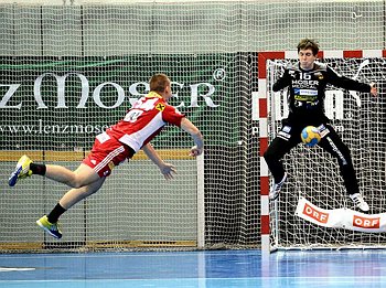 Handball, UHK Krems - Fivers WAT Margareten