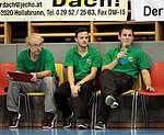 26.10.2012, Krems, Handball, Handball Liga Austria, HLA, U-20, GD, UHK Krems - Fivers WAT Margareten,<br>Betreuerteam, "     ", HUMMEL Christopher, HRACHOWETZ Pavel<br><br>Copyright DIENER / Zierlinger Karl<br>Marktgasse 3-7 / 4 / 5 / 21<br>A-1090 Wien<br>Telefax +43 1 955 32 35<br>Mobil +43 676 629 98 51<br>BA-CA<br>Bank Nr. 12000<br>Account Nr. 00712 223 783<br>e-mail: agentur@diener.at<br>Datenbank: www.diener.at