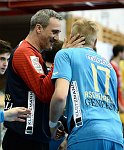 12.10.2013, Krems, Handball, Handball Liga Austria, HLA, GD, UHK Krems - HC Linz,<br>MIJAILOVIC Nenad, ASCHERBAUER Dominik<br><br><br>Copyright DIENER / Zierlinger Karl<br>Marktgasse 3-7 / 4 / 5 / 21<br>A-1090 Wien<br>Telefax +43 1 955 32 35<br>Mobil +43 676 629 98 51<br>BA-CA<br>Bank Nr. 12000<br>Account Nr. 00712 223 783<br>e-mail: agentur@diener.at<br>Datenbank: www.diener.at