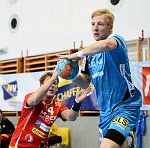 12.10.2013, Krems, Handball, Handball Liga Austria, HLA, GD, UHK Krems - HC Linz,<br>VISY Norbert, GISELBRECHT Simon<br><br><br>Copyright DIENER / Zierlinger Karl<br>Marktgasse 3-7 / 4 / 5 / 21<br>A-1090 Wien<br>Telefax +43 1 955 32 35<br>Mobil +43 676 629 98 51<br>BA-CA<br>Bank Nr. 12000<br>Account Nr. 00712 223 783<br>e-mail: agentur@diener.at<br>Datenbank: www.diener.at