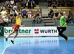 07.09.2013, Krems, Handball, Handball Liga Austria, HLA, GD, UHK Krems - HSG  Baernbach / Koeflach,<br>SCHOPF Tobias, SZABO Peter<br><br><br><br>Copyright DIENER / Zierlinger Karl<br>Marktgasse 3-7 / 4 / 5 / 21<br>A-1090 Wien<br>Telefax +43 1 955 32 35<br>Mobil +43 676 629 98 51<br>BA-CA<br>Bank Nr. 12000<br>Account Nr. 00712 223 783<br>e-mail: agentur@diener.at<br>Datenbank: www.diener.at