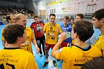 07.09.2013, Krems, Handball, Handball Liga Austria, HLA, GD, UHK Krems - HSG  Baernbach / Koeflach,<br>Timeout Krems<br><br><br><br>Copyright DIENER / Zierlinger Karl<br>Marktgasse 3-7 / 4 / 5 / 21<br>A-1090 Wien<br>Telefax +43 1 955 32 35<br>Mobil +43 676 629 98 51<br>BA-CA<br>Bank Nr. 12000<br>Account Nr. 00712 223 783<br>e-mail: agentur@diener.at<br>Datenbank: www.diener.at