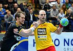 04.03.2015, Krems, Handball, OEHB Cup / M, Viertelfinale,  UHK Krems, Bregenz<br>BABARSKAS Povilas, MITKOV Vlatko<br><br>Copyright DIENER / Zierlinger Karl<br>Marktgasse 3-7 / 4 / 5 / 21<br>A-1090 Wien<br>Telefax +43 1 955 32 35<br>Mobil +43 676 629 98 51<br>BA-CA<br>Bank Nr. 12000<br>Account Nr. 00712 223 783<br>e-mail: agentur@diener.at<br>Datenbank: www.diener.at