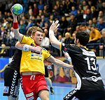 04.03.2015, Krems, Handball, OEHB Cup / M, Viertelfinale,  UHK Krems, Bregenz<br>BABARSKAS Povilas, NEUHOLD Christoph, GAVRANOVIC Filip<br><br>Copyright DIENER / Zierlinger Karl<br>Marktgasse 3-7 / 4 / 5 / 21<br>A-1090 Wien<br>Telefax +43 1 955 32 35<br>Mobil +43 676 629 98 51<br>BA-CA<br>Bank Nr. 12000<br>Account Nr. 00712 223 783<br>e-mail: agentur@diener.at<br>Datenbank: www.diener.at