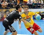 04.03.2015, Krems, Handball, OEHB Cup / M, Viertelfinale,  UHK Krems, Bregenz<br>MAYER Lucas, CHALUPA Georg<br><br>Copyright DIENER / Zierlinger Karl<br>Marktgasse 3-7 / 4 / 5 / 21<br>A-1090 Wien<br>Telefax +43 1 955 32 35<br>Mobil +43 676 629 98 51<br>BA-CA<br>Bank Nr. 12000<br>Account Nr. 00712 223 783<br>e-mail: agentur@diener.at<br>Datenbank: www.diener.at