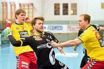 04.03.2015, Krems, Handball, OEHB Cup / M, Viertelfinale,  UHK Krems, Bregenz<br>BABARSKAS Gerdas, FRUEHSTUECK Lukas, VIZVARY Kristof<br><br>Copyright DIENER / Zierlinger Karl<br>Marktgasse 3-7 / 4 / 5 / 21<br>A-1090 Wien<br>Telefax +43 1 955 32 35<br>Mobil +43 676 629 98 51<br>BA-CA<br>Bank Nr. 12000<br>Account Nr. 00712 223 783<br>e-mail: agentur@diener.at<br>Datenbank: www.diener.at