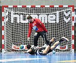 11.04.2015, Krems, Handball, Handball Liga Austria, HLA, OPO, UHK Krems, Bregenz,<br>GANGL Clemens, SHEJBAL Mihal<br><br><br><br>Copyright DIENER / Zierlinger Karl<br>Marktgasse 3-7 / 4 / 5 / 21<br>A-1090 Wien<br>Telefax +43 1 955 32 35<br>Mobil +43 676 629 98 51<br>BA-CA<br>Bank Nr. 12000<br>Account Nr. 00712 223 783<br>e-mail: agentur@diener.at<br>Datenbank: www.diener.at