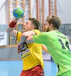 25.02.2015, Krems, Handball, Handball Liga Austria, HLA, OPO, UHK Krems, SG Westwien,<br>NEUHOLD Christoph, POSCH Fabian<br><br><br><br>Copyright DIENER / Zierlinger Karl<br>Marktgasse 3-7 / 4 / 5 / 21<br>A-1090 Wien<br>Telefax +43 1 955 32 35<br>Mobil +43 676 629 98 51<br>BA-CA<br>Bank Nr. 12000<br>Account Nr. 00712 223 783<br>e-mail: agentur@diener.at<br>Datenbank: www.diener.at
