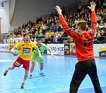 25.02.2015, Krems, Handball, Handball Liga Austria, HLA, OPO, UHK Krems, SG Westwien,<br>SCHOPF Tobias, KAIPER Florian<br><br><br><br>Copyright DIENER / Zierlinger Karl<br>Marktgasse 3-7 / 4 / 5 / 21<br>A-1090 Wien<br>Telefax +43 1 955 32 35<br>Mobil +43 676 629 98 51<br>BA-CA<br>Bank Nr. 12000<br>Account Nr. 00712 223 783<br>e-mail: agentur@diener.at<br>Datenbank: www.diener.at