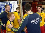 25.02.2015, Krems, Handball, Handball Liga Austria, HLA, OPO, UHK Krems, SG Westwien,<br>VIZVARY Kristoph, JARESCH Juergen, BELAS Ivica, TOMANN Aron<br><br><br><br>Copyright DIENER / Zierlinger Karl<br>Marktgasse 3-7 / 4 / 5 / 21<br>A-1090 Wien<br>Telefax +43 1 955 32 35<br>Mobil +43 676 629 98 51<br>BA-CA<br>Bank Nr. 12000<br>Account Nr. 00712 223 783<br>e-mail: agentur@diener.at<br>Datenbank: www.diener.at
