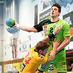 25.02.2015, Krems, Handball, Handball Liga Austria, HLA, OPO, UHK Krems, SG Westwien,<br>VISY Norbert, HERMANN Alexander<br><br><br><br>Copyright DIENER / Zierlinger Karl<br>Marktgasse 3-7 / 4 / 5 / 21<br>A-1090 Wien<br>Telefax +43 1 955 32 35<br>Mobil +43 676 629 98 51<br>BA-CA<br>Bank Nr. 12000<br>Account Nr. 00712 223 783<br>e-mail: agentur@diener.at<br>Datenbank: www.diener.at