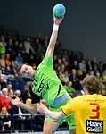 25.02.2015, Krems, Handball, Handball Liga Austria, HLA, OPO, UHK Krems, SG Westwien,<br>MILJAK Duje, BABARSKAS Gerdas<br><br><br><br>Copyright DIENER / Zierlinger Karl<br>Marktgasse 3-7 / 4 / 5 / 21<br>A-1090 Wien<br>Telefax +43 1 955 32 35<br>Mobil +43 676 629 98 51<br>BA-CA<br>Bank Nr. 12000<br>Account Nr. 00712 223 783<br>e-mail: agentur@diener.at<br>Datenbank: www.diener.at