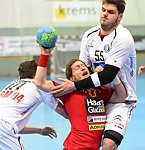24.03.2015, Krems, Handball, Handball Liga Austria, HLA, OPO, UHK Krems, Team 94,<br>KISLINGER Christian, WALZER Guenther, WAGNER Tobias<br><br><br><br>Copyright DIENER / Zierlinger Karl<br>Marktgasse 3-7 / 4 / 5 / 21<br>A-1090 Wien<br>Telefax +43 1 955 32 35<br>Mobil +43 676 629 98 51<br>BA-CA<br>Bank Nr. 12000<br>Account Nr. 00712 223 783<br>e-mail: agentur@diener.at<br>Datenbank: www.diener.at