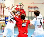 24.03.2015, Krems, Handball, Handball Liga Austria, HLA, OPO, UHK Krems, Team 94,<br>JELINEK Wilhelm, BABARSKAS Gerdas, WALZER Guenther, REISINGER Florian<br><br><br><br>Copyright DIENER / Zierlinger Karl<br>Marktgasse 3-7 / 4 / 5 / 21<br>A-1090 Wien<br>Telefax +43 1 955 32 35<br>Mobil +43 676 629 98 51<br>BA-CA<br>Bank Nr. 12000<br>Account Nr. 00712 223 783<br>e-mail: agentur@diener.at<br>Datenbank: www.diener.at