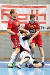 24.03.2015, Krems, Handball, Handball Liga Austria, HLA, OPO, UHK Krems, Team 94,<br>VIZVARY Kristof, WAGNER Tobias, SIMEK Marko<br><br><br><br>Copyright DIENER / Zierlinger Karl<br>Marktgasse 3-7 / 4 / 5 / 21<br>A-1090 Wien<br>Telefax +43 1 955 32 35<br>Mobil +43 676 629 98 51<br>BA-CA<br>Bank Nr. 12000<br>Account Nr. 00712 223 783<br>e-mail: agentur@diener.at<br>Datenbank: www.diener.at